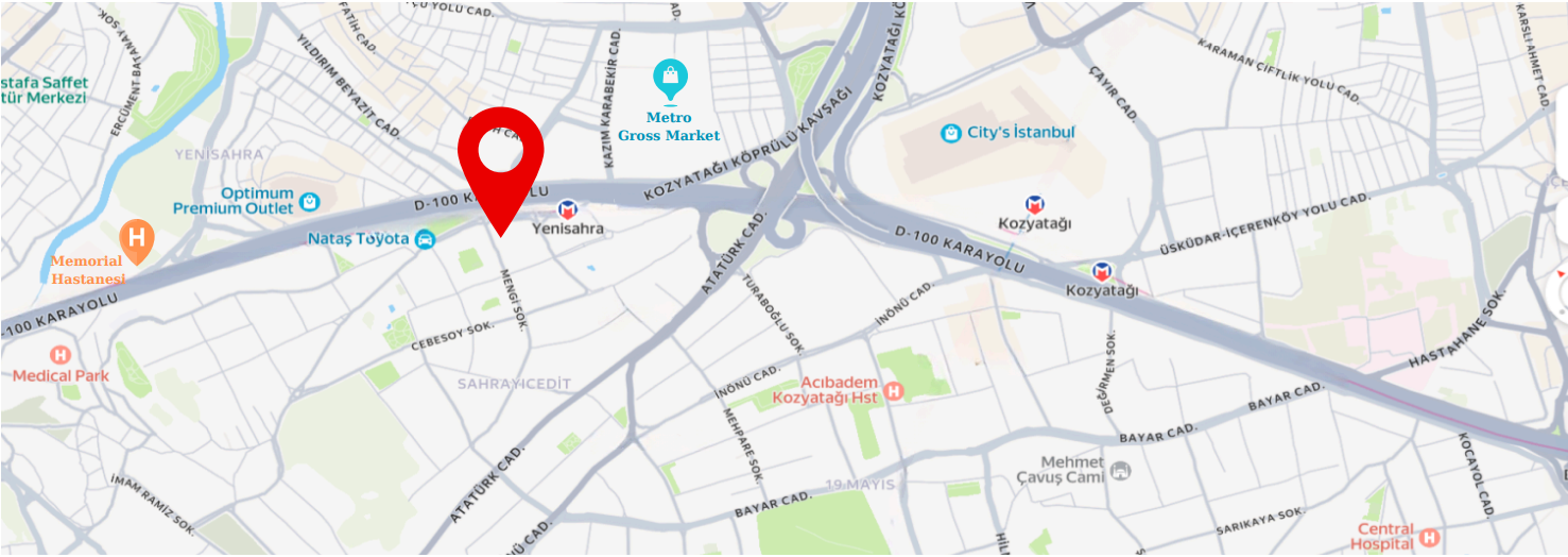 Satılık Plaza Konum Haritası